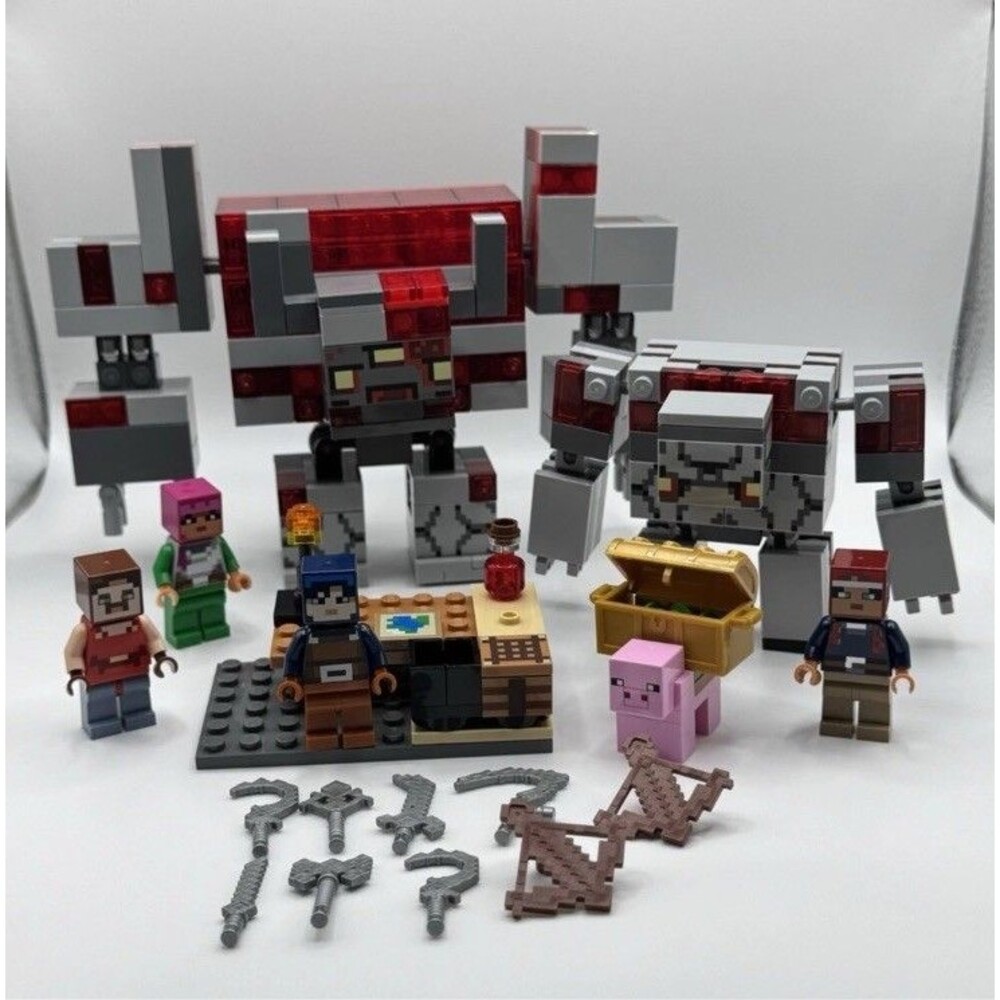 LEGO 21163 Minecraft Dungeons - The Redstone Battle, Original Box, 100% Complete